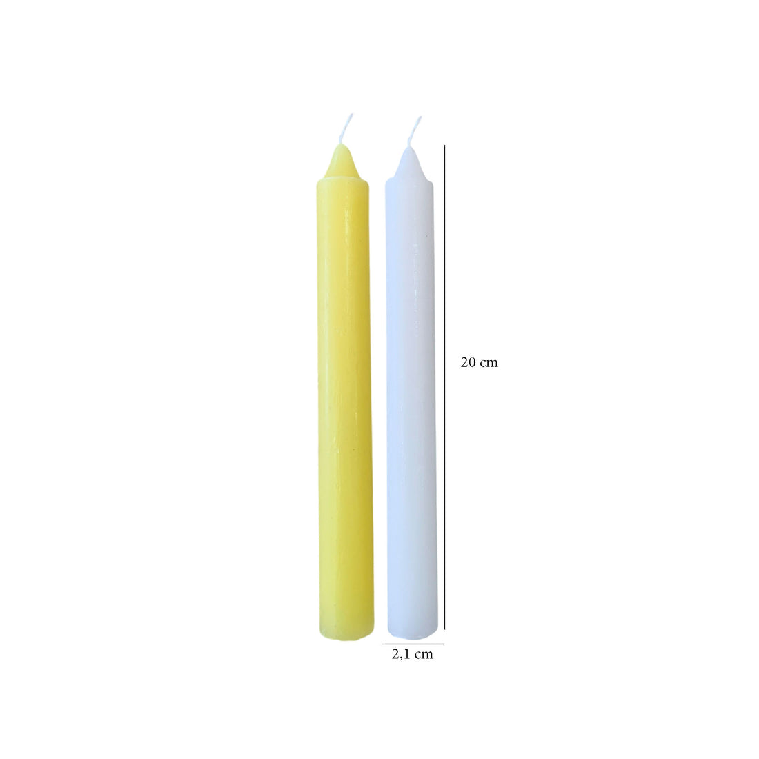 Vela de Castiçal 2,1 cm de Diâmetro