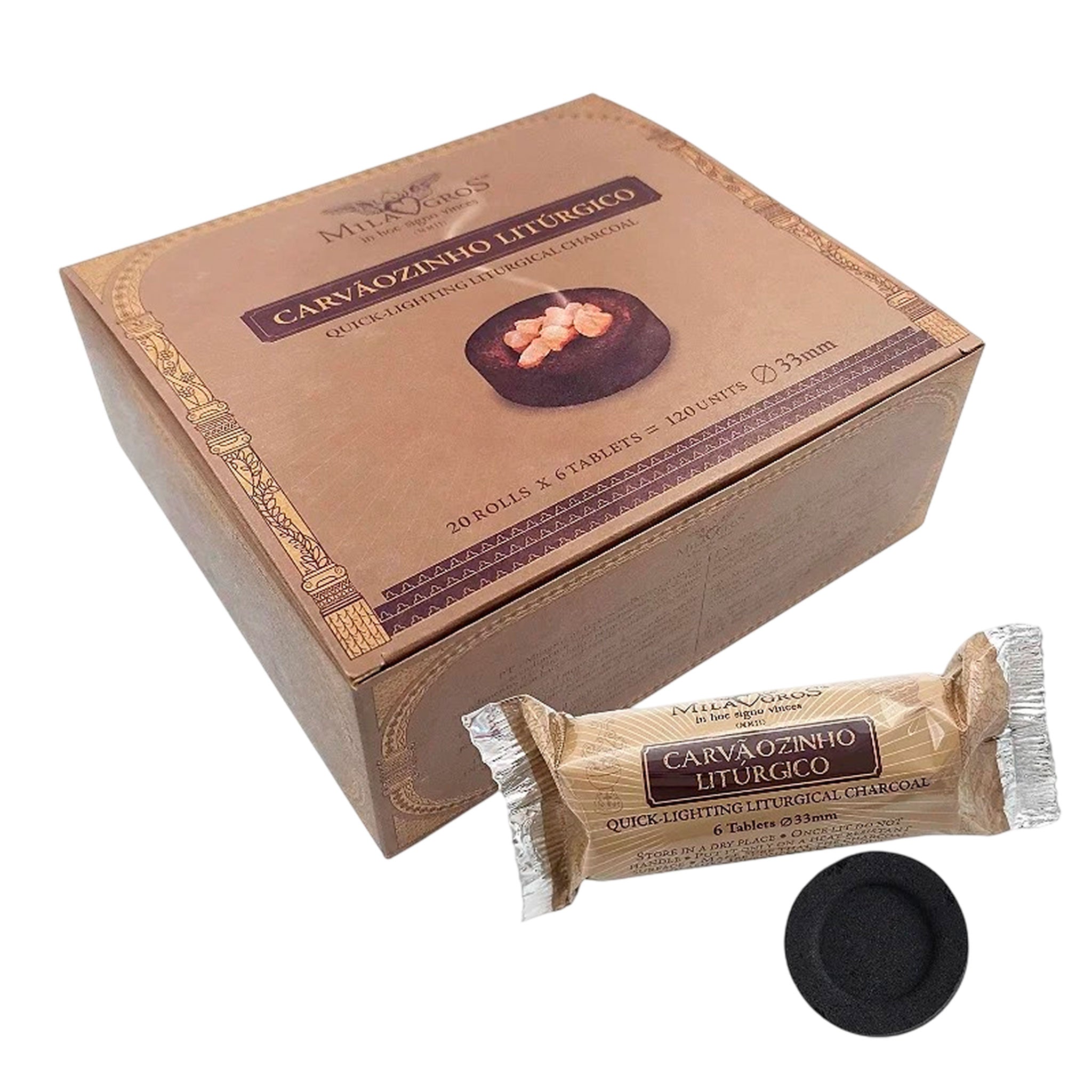 Carvão para Incenso Milagros