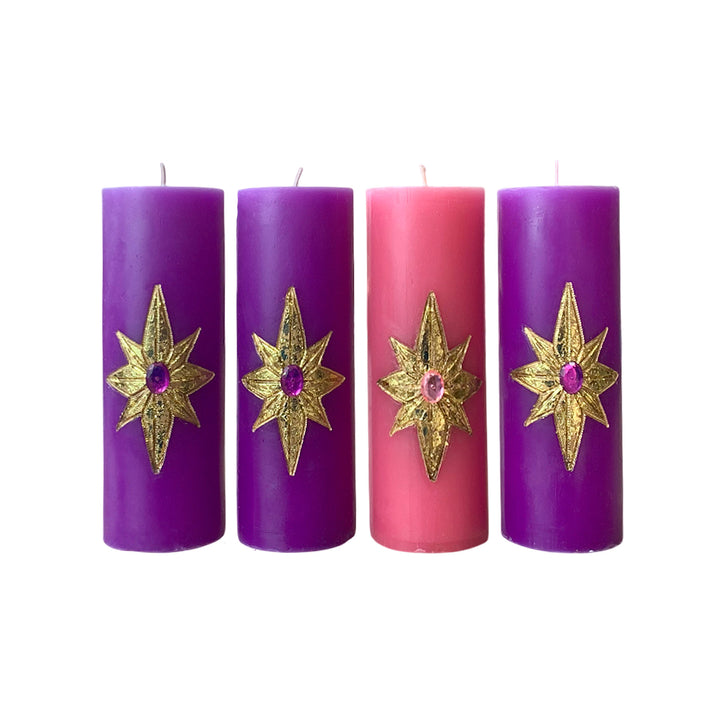 Conjunto do Advento "Estrela Ouro"