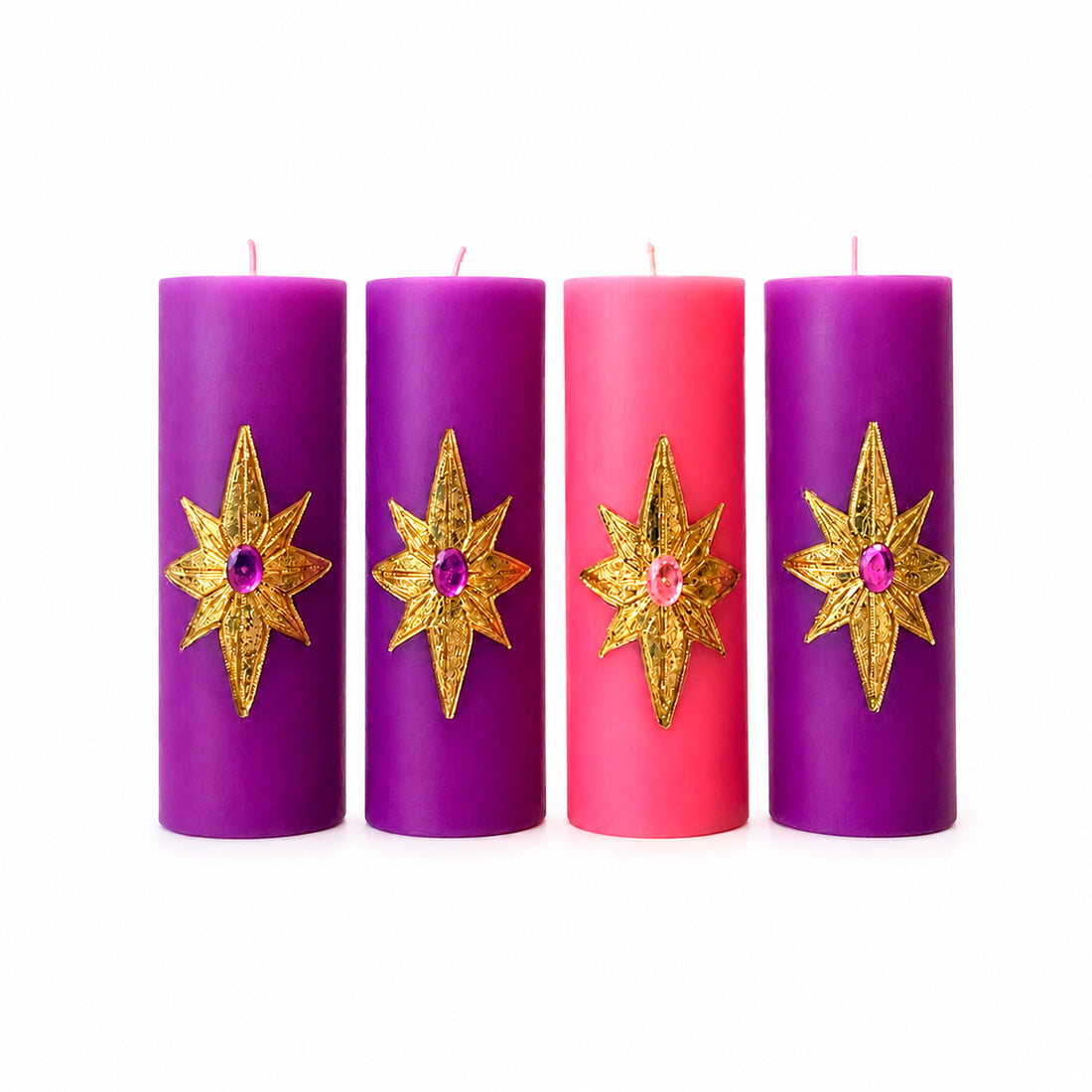 Conjunto do Advento "Estrela Ouro"